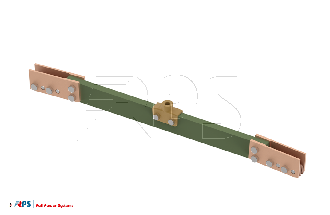 Section insualtor 1,5 kV with passable GRP plates without skids