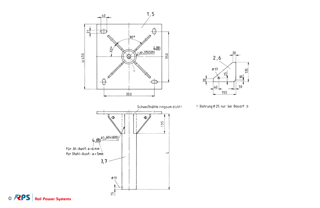 Cantilever supports