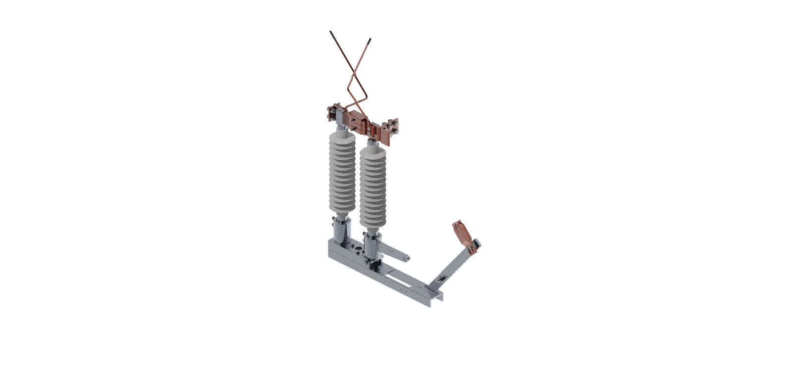 Disconnector standard with composite insulator